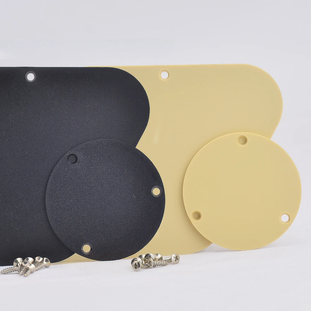 1 Piece Guitar Control Cavity Back Cover Plastic Plate and Toggle Switch Back Cover for LP Standard Custom For Lp