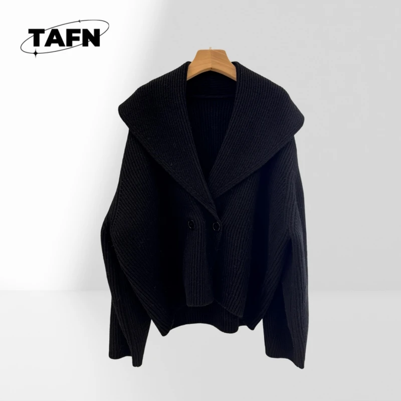 

24 Popular Style Wool Warm Windproof Banquet Luxury High-End Women's Sweater Simple High-End Essential Temperament