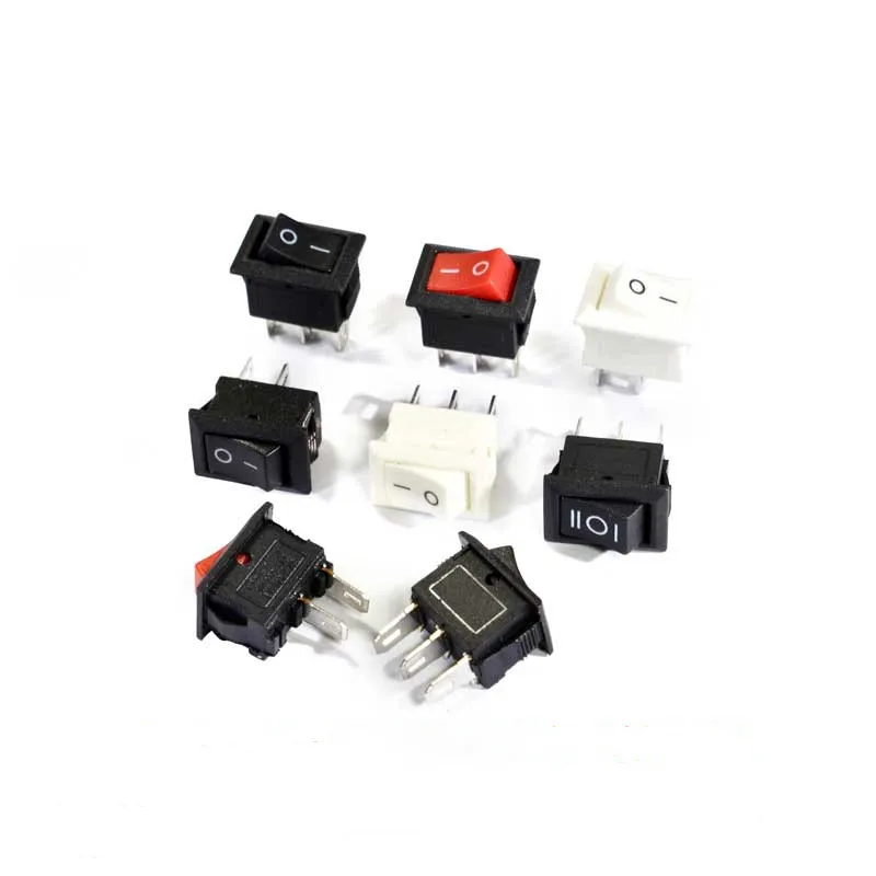 15 stücke KCD11 3A/250V 10*15mm SPST 2/3Pin AUF/OFF Boot Rocker schalter Auto Dash Dashboard Lkw RV ATV Hause