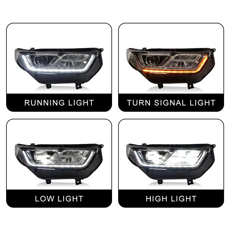 DRL Lamp Car Head Light LED Headlight for Ford Taurus 2015 2016 2017 2018