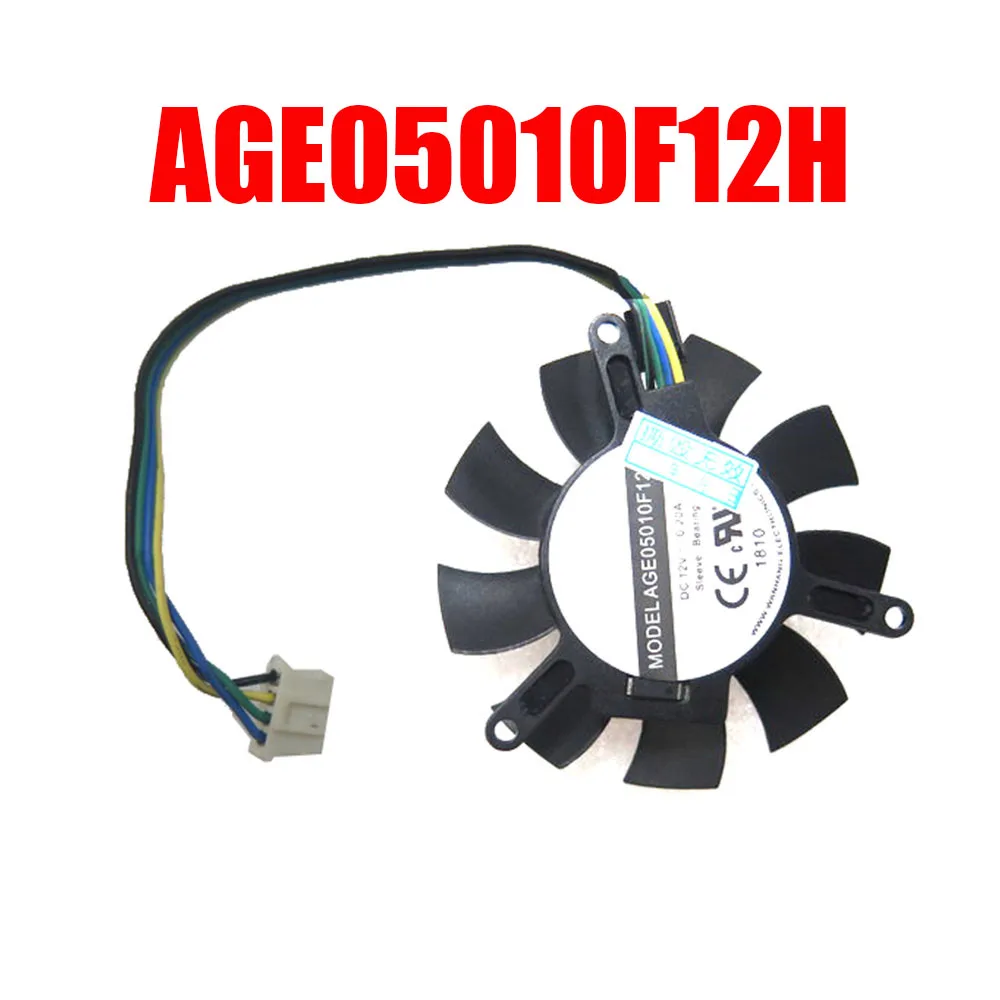 

Cooling Fan For WHEE AGE05010F12H DC12V 0.2A 4PIN Round New