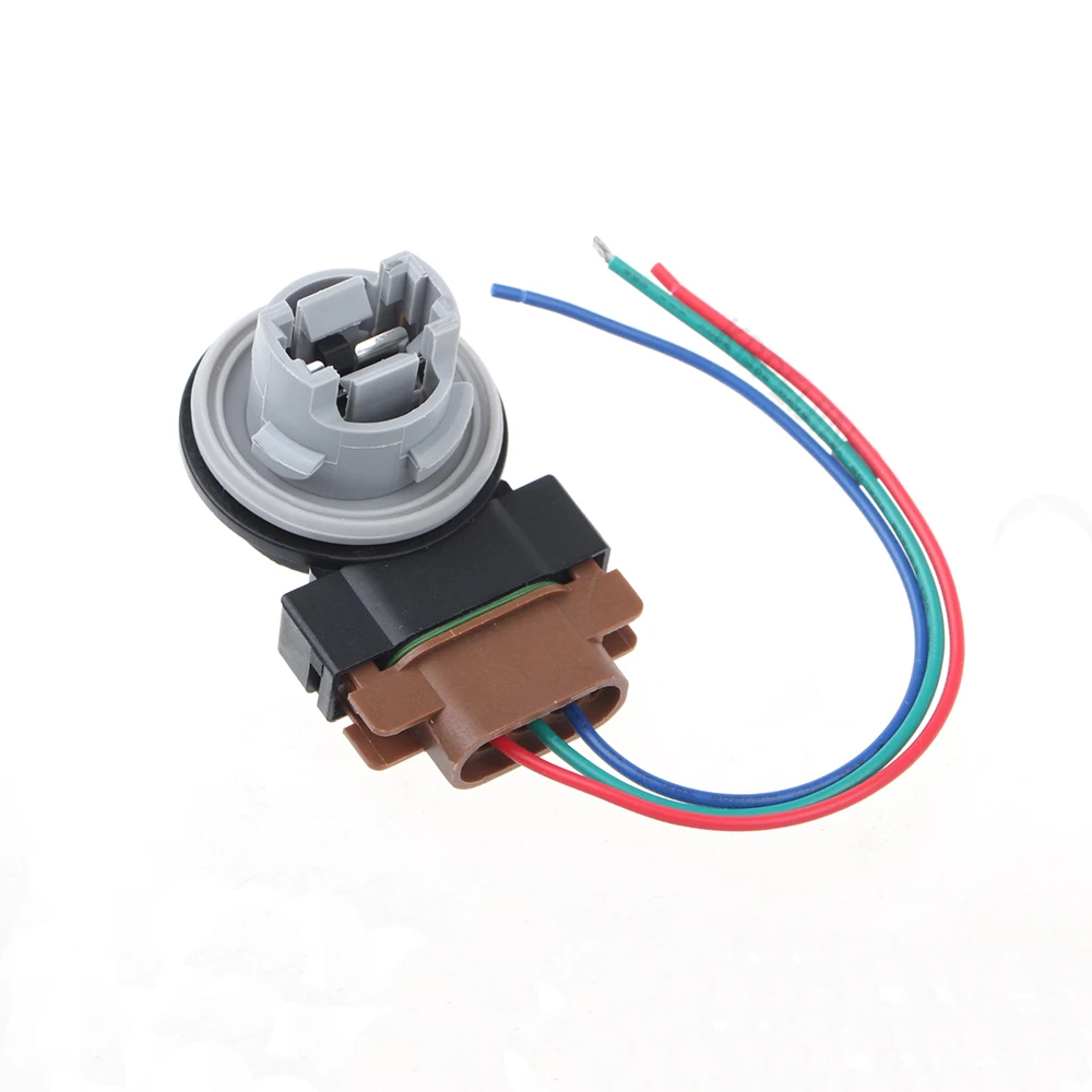 1 Set 68060366AA Car Tail Lights 3157 Bulb Holder With Cable Connector For Dodge Chrysler Jeep Accessories