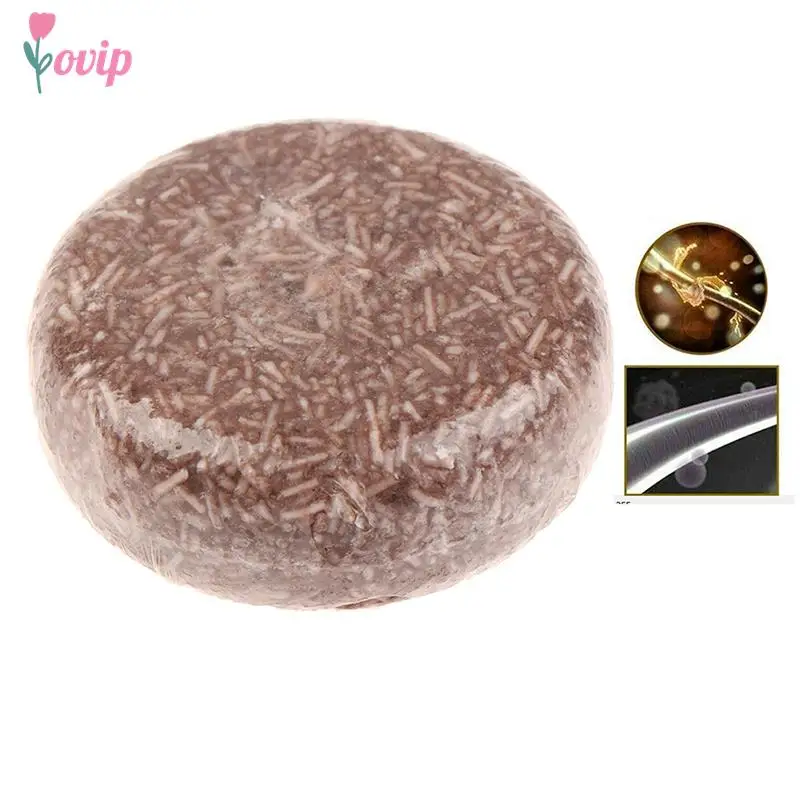 New Polygonum Essence Hair Darkening Shampoo Bar Soap Natural Organic Mild Formula Hair Shampoo Gray Hair Reverse Hair Cleansing