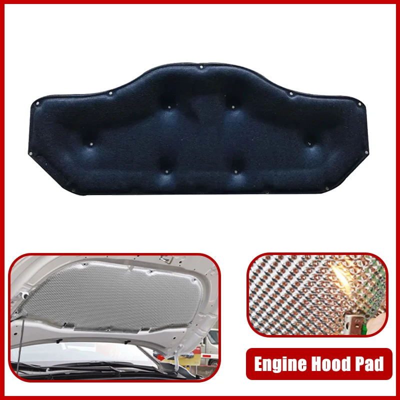 

Cars Engine Hood Pad Heat Insulation Cotton Fireproof Cover Sound Accessories For BMW X1 F48 sDrive18i xDrive20i 2016-2022 2017