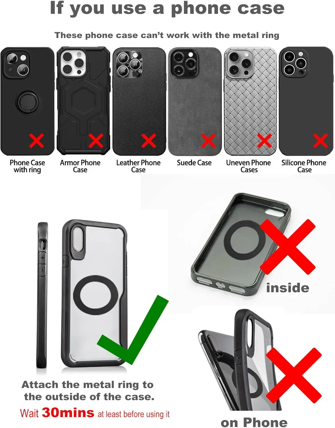 Foldable Vacuum Suction Magnetic Phone Mount 360° Rotatable Mobile Holder for Car Windshield Dashboard and Desktop Use
