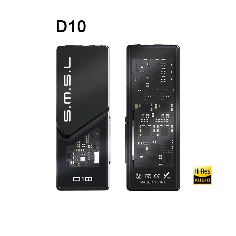 SMSL D10 amplificateur de casque Portable d�codeur Audio haute r�solution 2x CS43131 DAC puce USB amplificateur de casque num�rique DSD256 32 bits/384 kHz