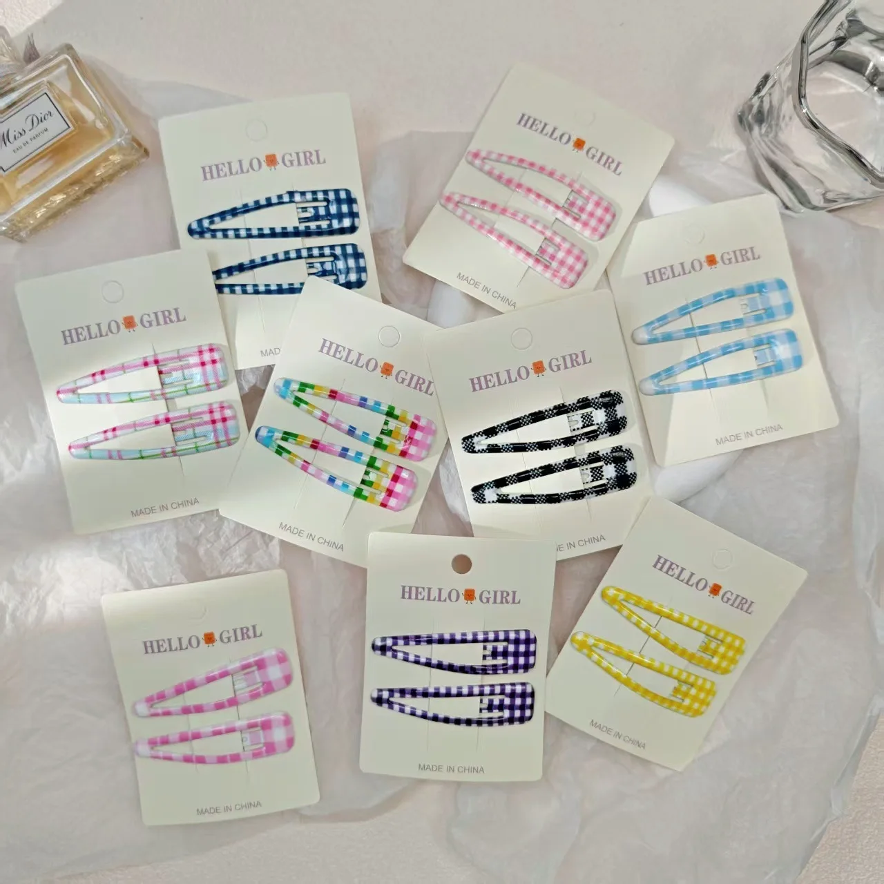 2pcs Colorful BB Clips Sweet Baby Girls Hair Side Clips Korean Fashion Girls Hair Clips Do Not Hurt Hair High Quality Headwear