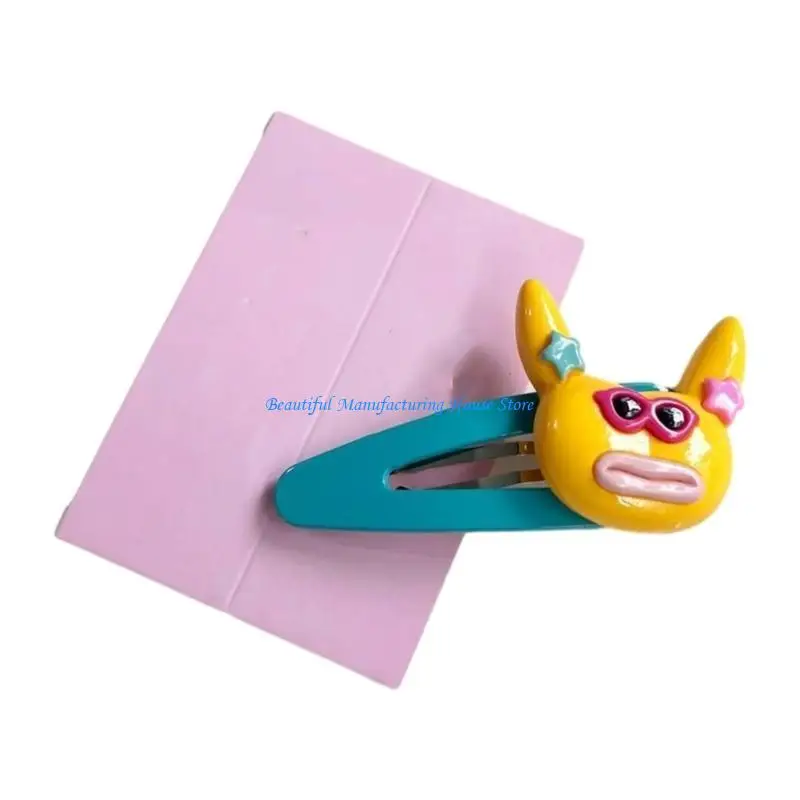 E56A lalki z kreskówek spinka do włosów gumka do włosów żywiczne spinki do włosów dla kobiet prezent akcesoria do włosów