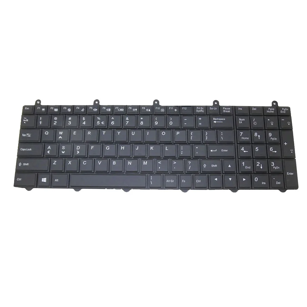 English US Laptop Keyboard For Eurocom For Racer 3W 4W Black With Backlit New