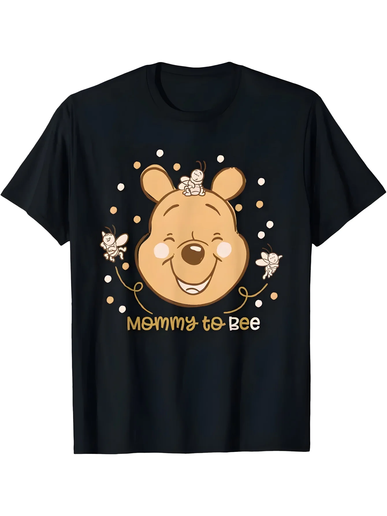 

Disney Winnie the Pooh sports casual fashion men's and women's fashion printed cartoon short sleeve neutral wind.