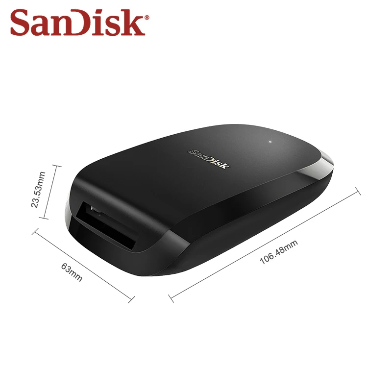 SanDisk Extreme PRO CFexpress Type B Card Reader USB 3.1 Gen 2 1250MB/s USB-C for Professional Photographer 4K 8K Video Workflow