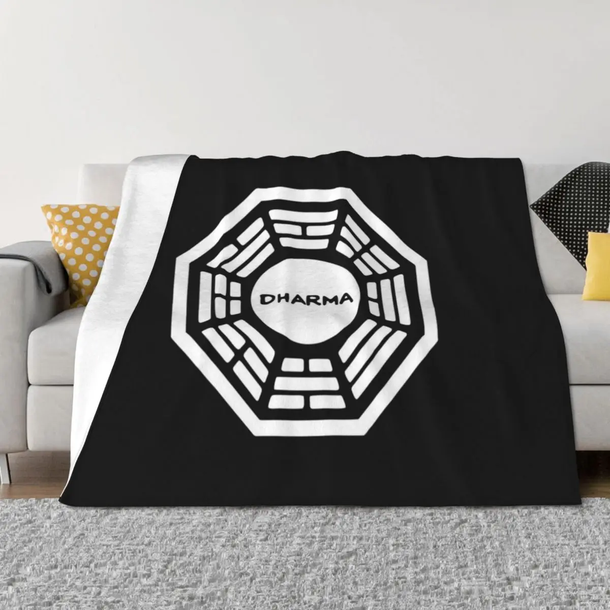 

dharma initiative Throw Blanket wednesday Blankets For Sofas Sleeping Bag Luxury Brand Blankets