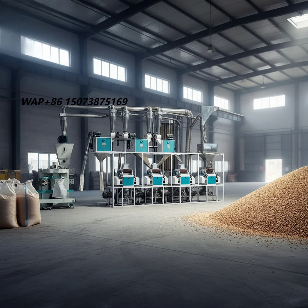 Commercial Flour Making Equipment Wheat Flour Processing Equipment Wheat Flour Milling Equipment with Best Price