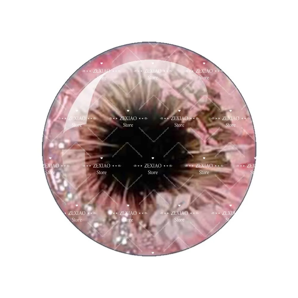 12Pairs/Bag Eyes Chips Suitable for Blythe Doll 10mm/12mm/14mm/16mm Pupil Glass Cabochons DIY Accessories Eye Piece Wholesale view 4