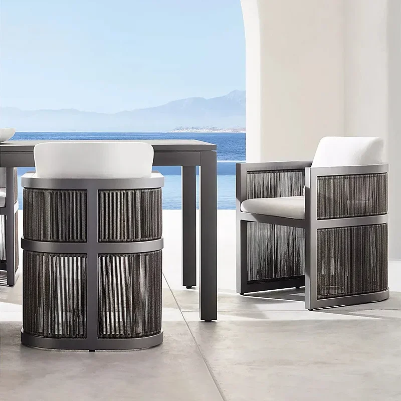 

Outdoor leisure table and chair balcony courtyard garden open-air rattan chair
