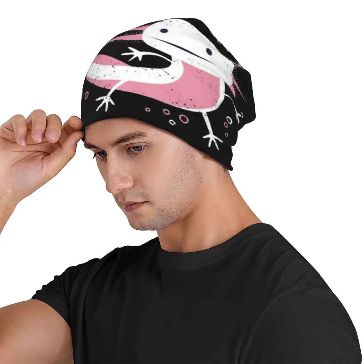 Cute Amphibian - My Spirit Animal Is An Axolotl Adult Beanies Caps Knitting Bonnet Hat Warm Fashion Autumn Winter Skullies Hats