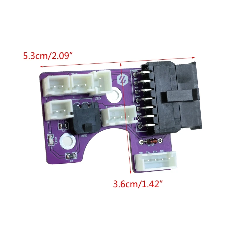 Afterburner Toolhead PCB Board Cho Voron 2.4 Máy Đùn Hotend Adapter Đĩa 14Pin Ga Cuối Cho Đi Dây