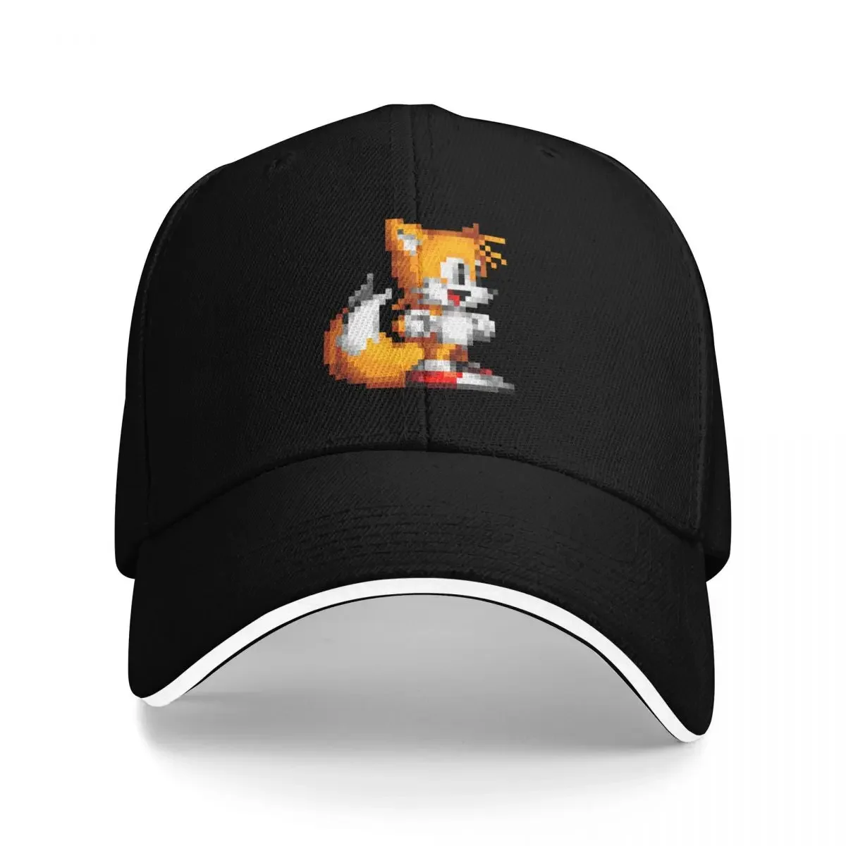 Tails Pixel Art Baseball Cap Golf Hat Sunscreen Hat Man Luxury hats on offer Golf Men Women's