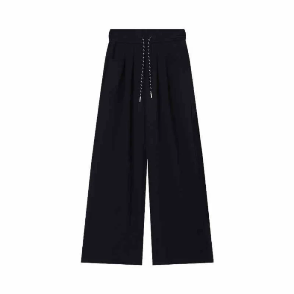 

Breathable Drawstring Straight Leg Pants High Waist Loose Casual Pants Women Workout Trousers Autumn Wide Leg Pants Female