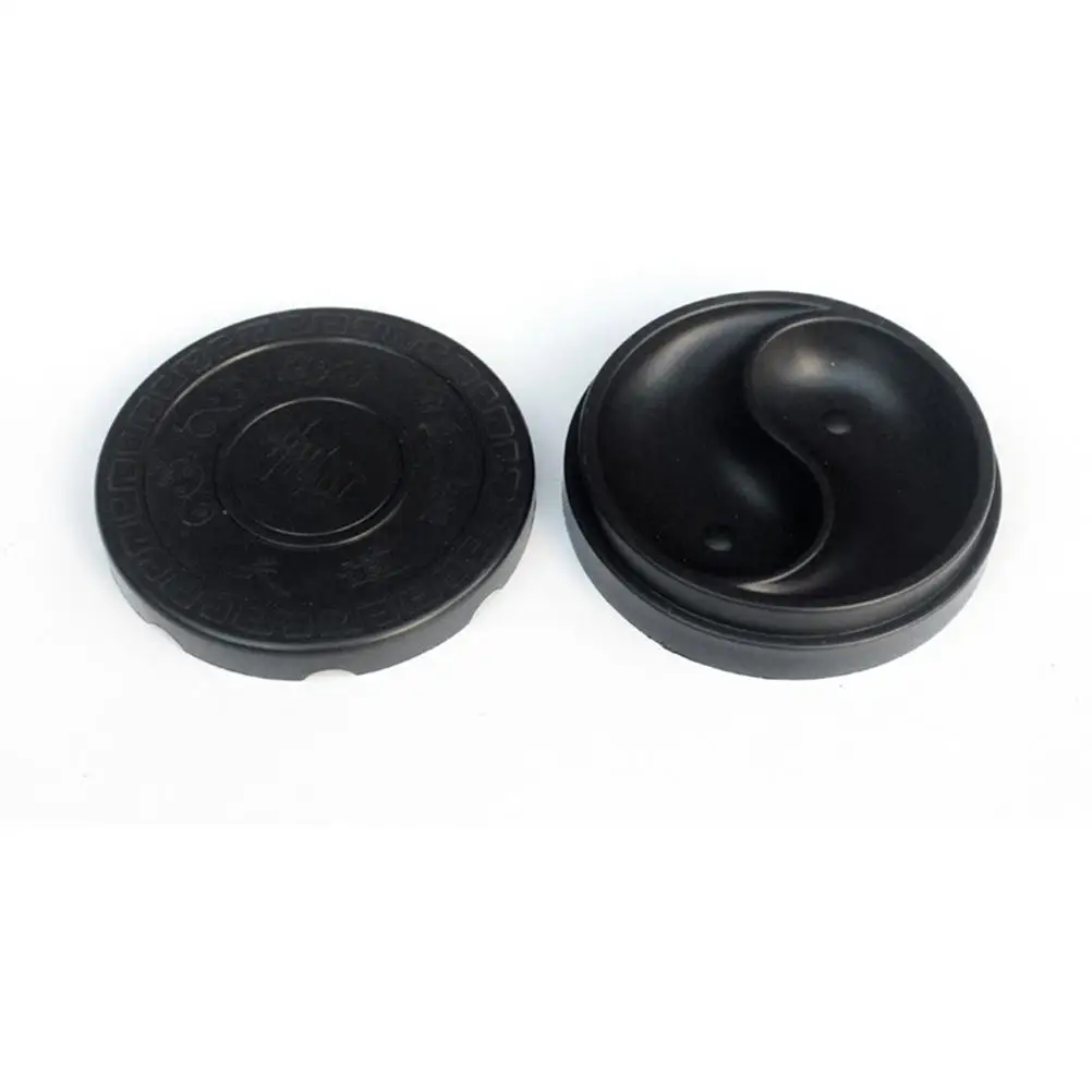 1 Inkslab 중국어 번체 Duan Inkstone 서예 도구 부드러운 표면 연삭 잉크 잘 태극권 모양 초보자 친화적