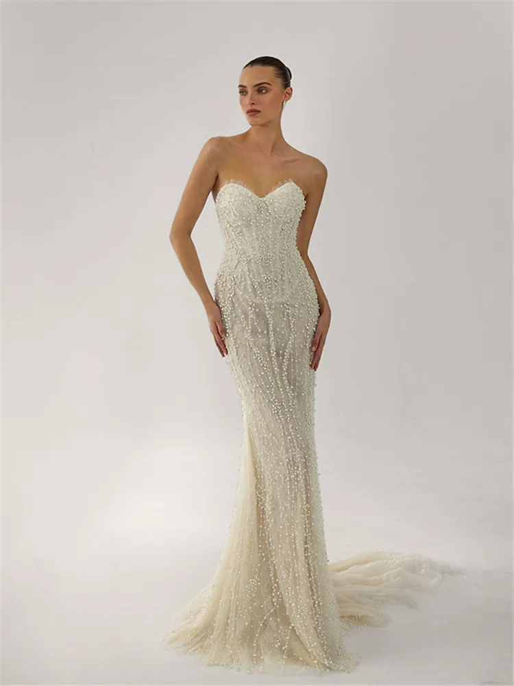 

Wedding Dresses Luxury 2025 Vestido De Novia Corte Sirena Lace Dress Corset Vestidos Curvy Bespoke Casamento Noiva Bride Noivas