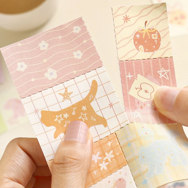 50 ورقة حالمة تاون سلسلة Kawaii Ins كتيبات لطيف الديكور رسالة ملاحظات DIY بها بنفسك اليدوية سجل القصاصات اللوازم الجمالية