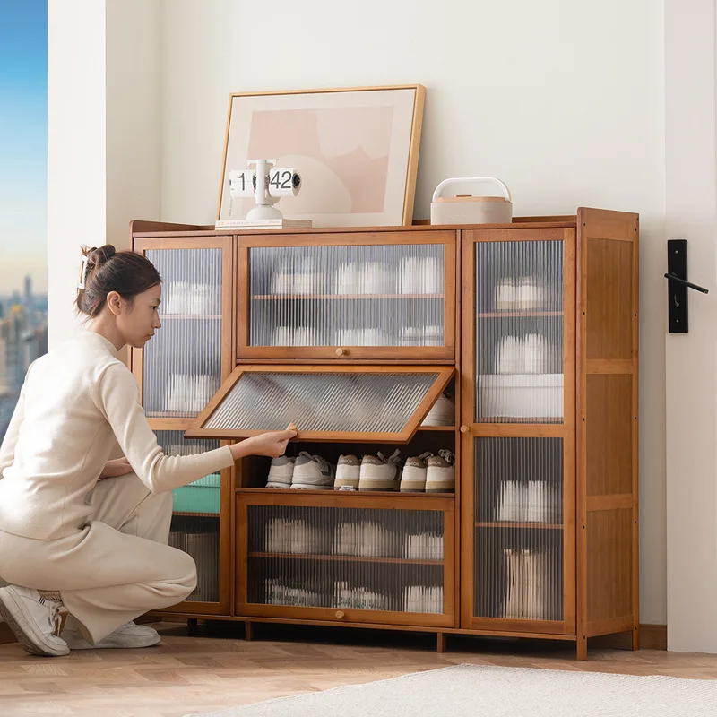 Shoe cabinet entrance household indoor simple shoe rack multi-layer home storage artifact space-saving dormitory rental house