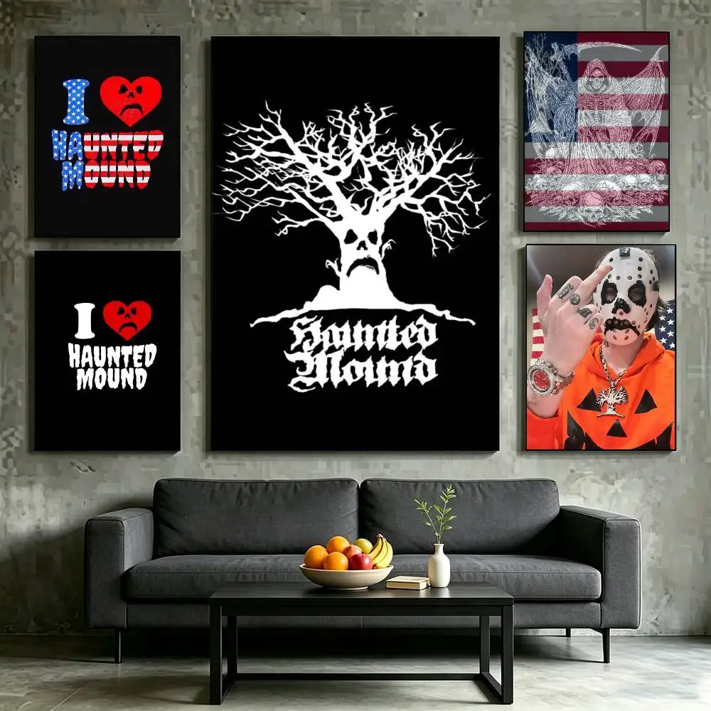 S-Sematary Haunted Mound Harold USA Poster Waterproof Wall Art Sticker For Bar Living Room Vintage Decor High Quality Print Gift
