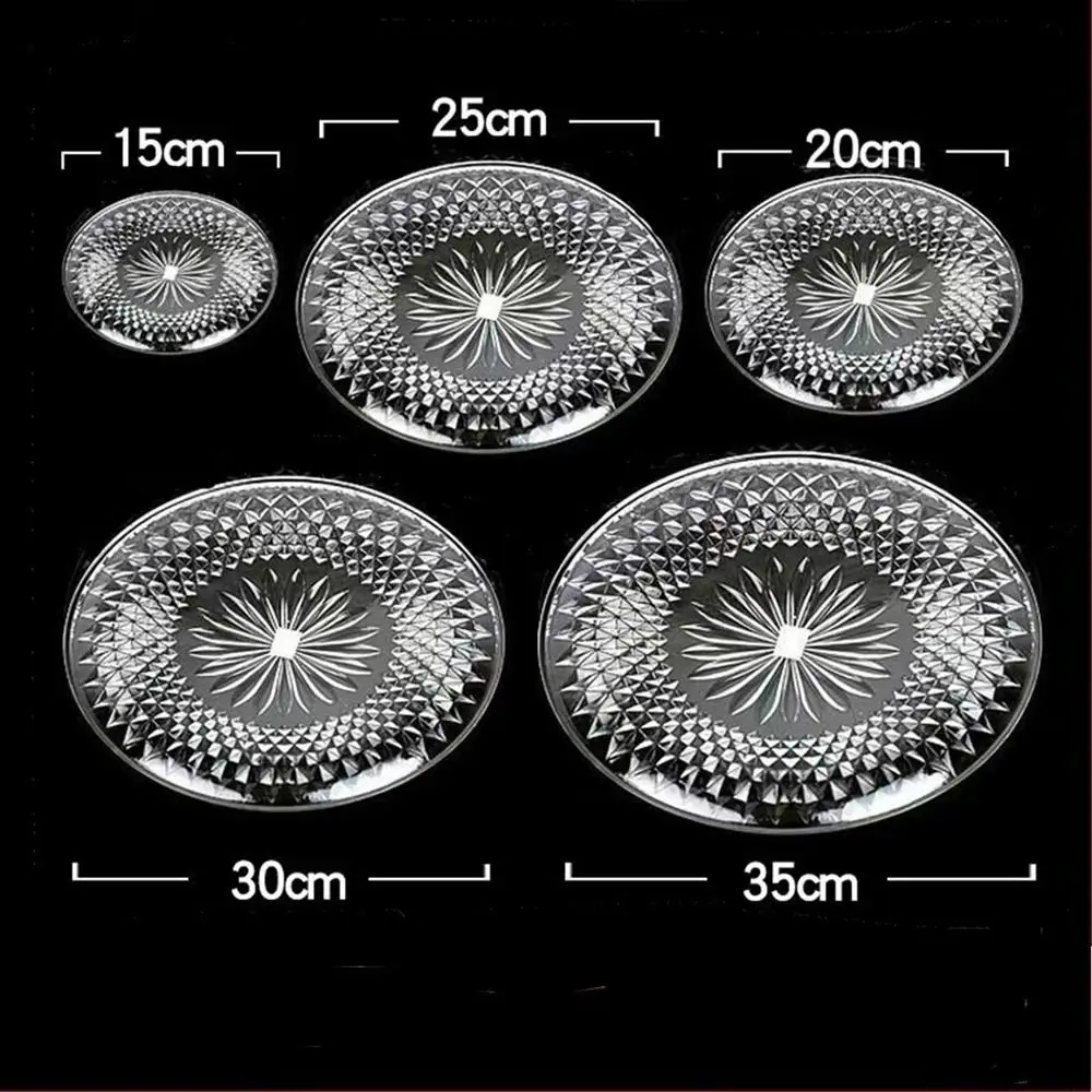 Con tapa, ahorra espacio, té de la tarde para Ktv, suministros de cocina, hornear pasteles, plato de postre, soporte, bandeja de muestreo de alimentos, plato de fruta