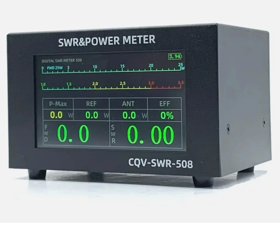 CQV-SWR-508 200 واط 1.8-54 ميجا هرتز الرقمية SWR ومقياس الطاقة 4.3 "IPS اللون لراديو لحم الخنزير