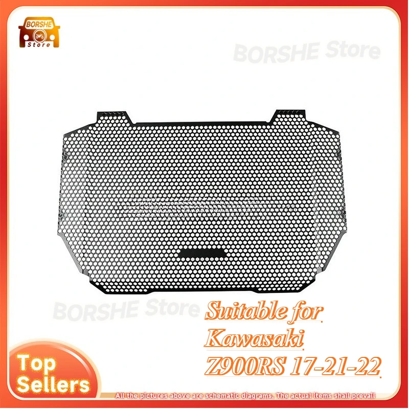 

Suitable for Kawasaki Z900RS 17-21-22 Radiator Guard Coolant Tank Protector Mesh Crash Proof Modification