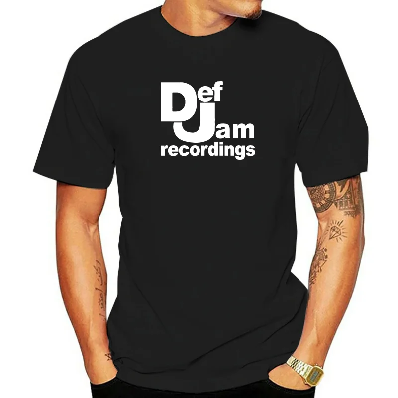 Def Jam Recordings Hip Hop Classic Music Tshirts Breathable Loose HipHop 2020 T Shirt For Men Weird Big Sizes Normal Creative