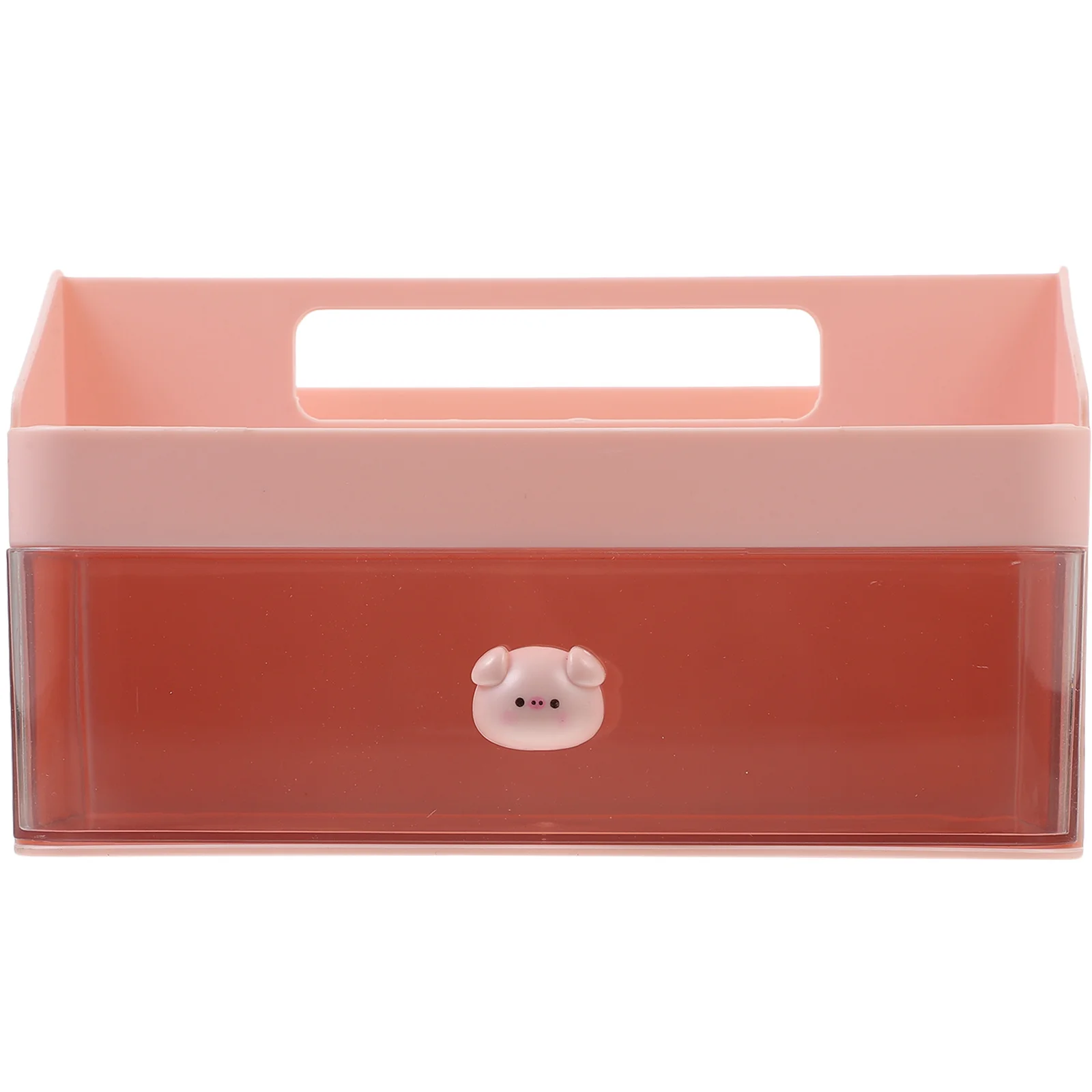 

Plastic Desktop Organizer Large Capacity Storage Container Multifunctional Jewelry Makeup Holder for Office Home