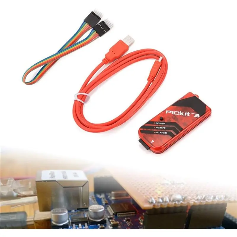 ABSQ-Pickit 3 PIC Microcontroller Chip In-Circuit Debugger Programmer 1PCS Pickit3 Electronic Chips Emulator MPLAB