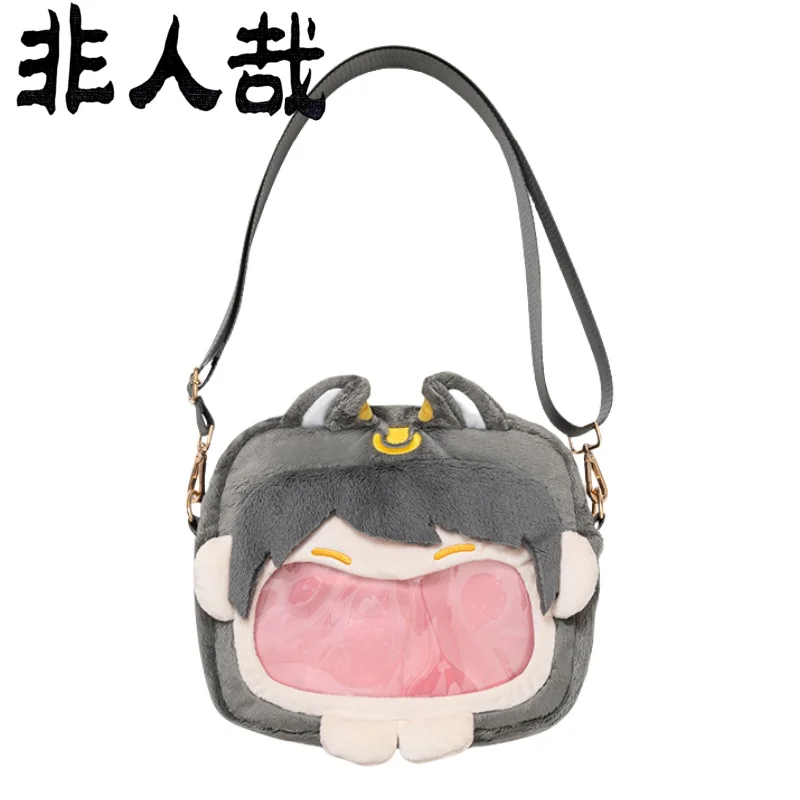 

New Inhuman Plush Itabag Cartoon ZhaoGongMing Shoulder Bag Large Capacity Portable Storage Holiday Gifts Commuting