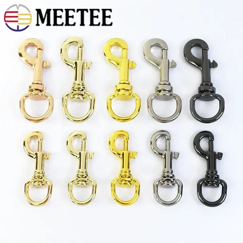 5/10/20Pcs Metal Bag Buckles for Strap Handbag Swivel Lobster Clasp Dog Collar Snap Hooks Keychain Clip Buckle DIY Accessories