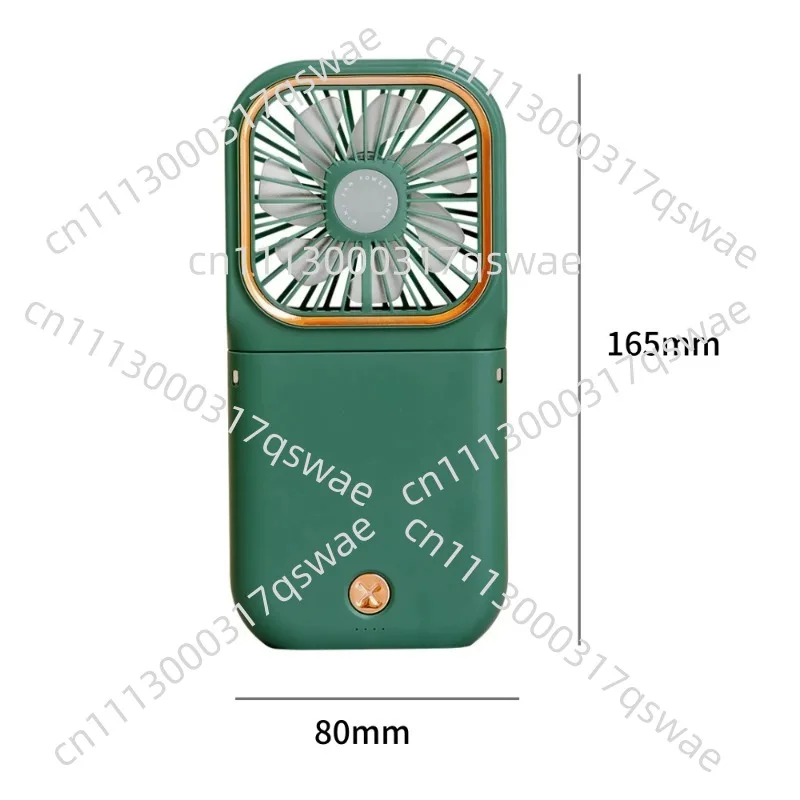 Neck-hanging small fan Outdoor portable handheld fan Ultra-quiet mini desktop fan