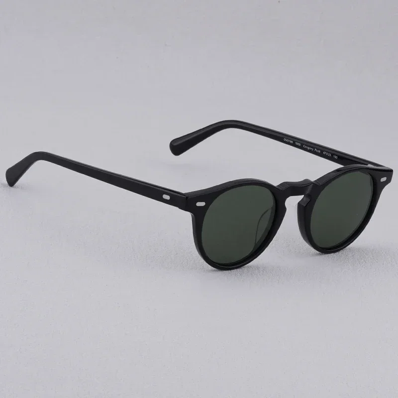 45size ov5186 Gregory Peck Brand Designer Women Sunglasses Vintage Retro Sun Glasses Men Acetate High Quality Sunglasses