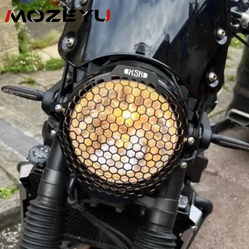 

For Yamaha XSR 700 XSR700 XTribute 2016-2021 2022 2023 2024 2025 XSR900 Headlight Grille Guard Protector Motorcycle Accessories