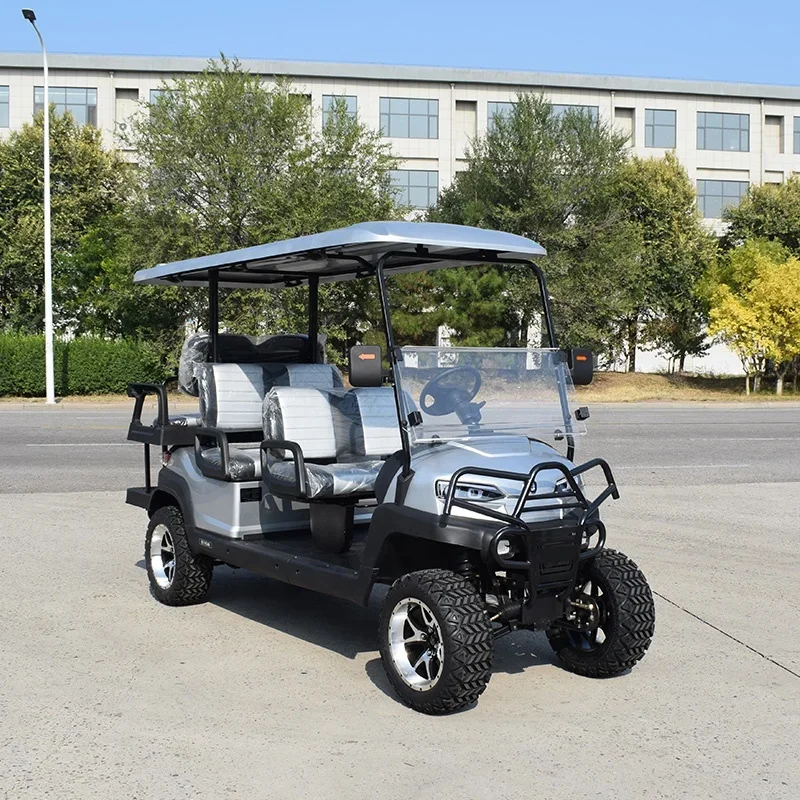 Zycar Merk Solar Smart 6 Seat Electric Cart Ce Elektrische Golfkar Prijs Kar Voor Verkoop Prijzen Voiturette De Golf 6 Plaatsen 5 - 6