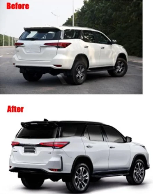 High Quality Body Kits For TO YO TA Fortuner 16-2020 Change To Sport Legender Style Front+rear Bumper Headlight Taillight