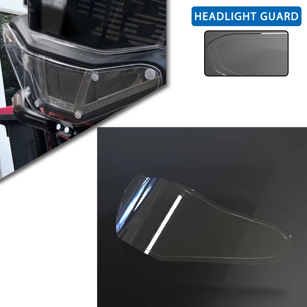 

For Aprilia Tuareg 660 Tuareg660 2021-2023 Moto Front Headlight Guard Cover Headlamp Lamp Shell Mask Lampshade Lens Plexiglass