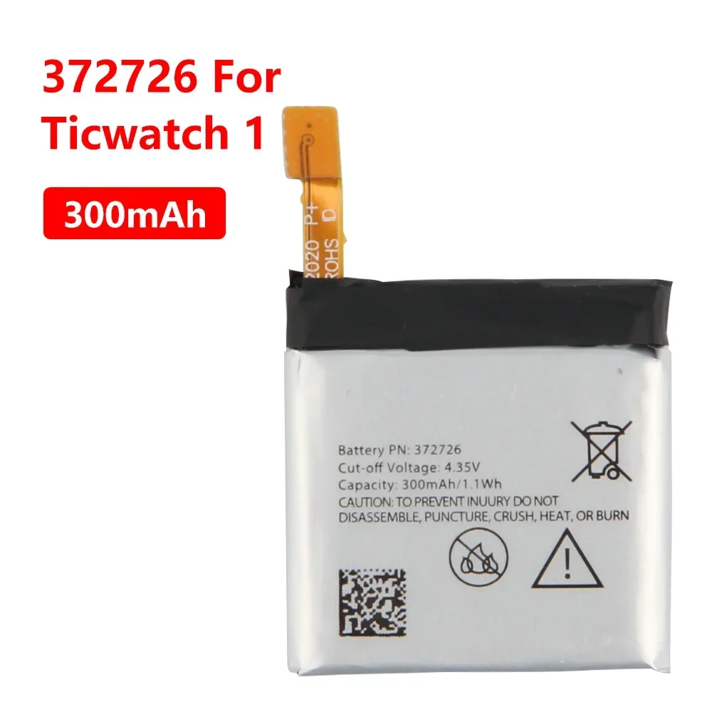 High Quality New Replacement Battery SP372728SE For Ticwatch 1 Ticwatch1 Ticwatch 2 Ticwatch2 WE11056 Ticwatch Express 300mAh