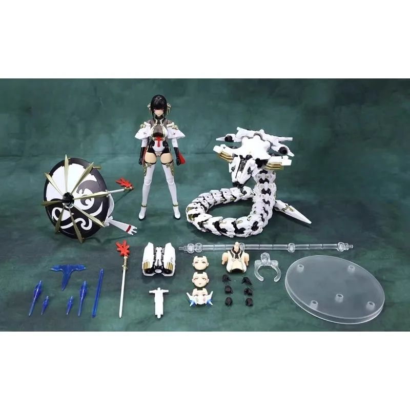 

In Stock 12 Battles Seven Days of The Week Super Agate Chinese Original Assembly Model Mecha Girl Handicraft Poseable Toy