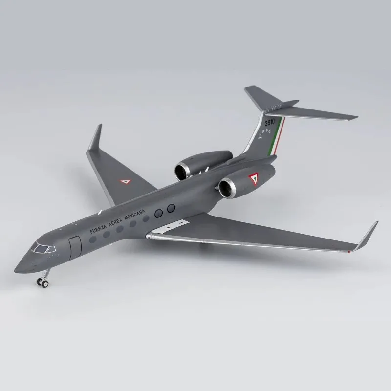 Diecast 1/200 Scale Alloy Mexican Air Force G550 Business Jet Airplane Model Finished Static Collectible Aircraft Ornament Gift