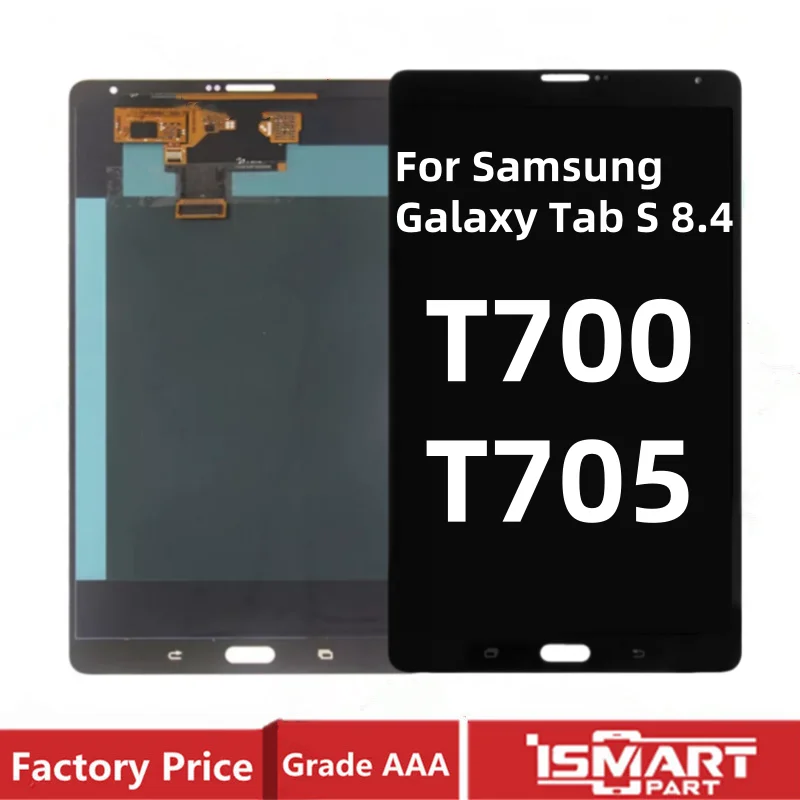 

T700 T705 LCD For Samsung Galaxy Tab S 8.4 SM-T700 SM-T705 Screen Touch Display Digitizer Assembly Replacement 8.4"