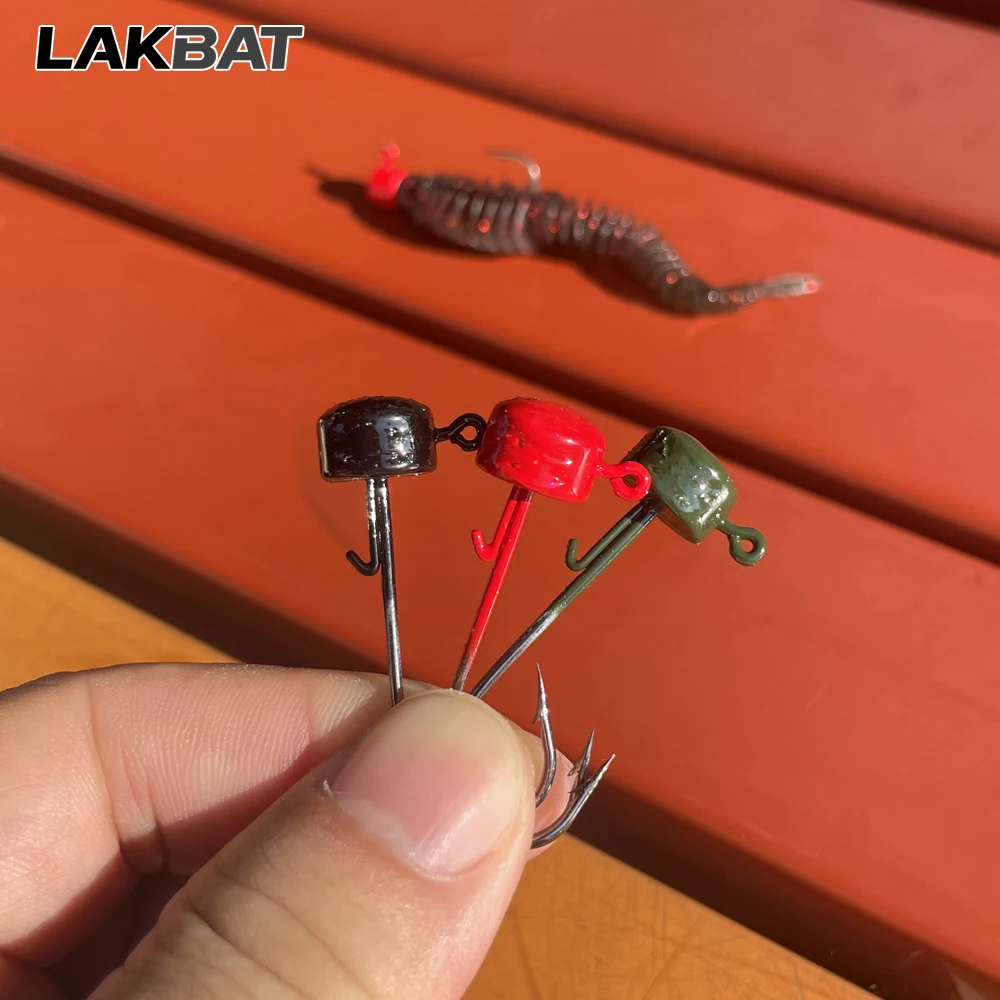 Ned Rig Mushroom Jig Heads, 2,8 g/3,5 g/4,6 g/7 g Angelhaken aus Kohlenstoffstahl für weiche Köder, 5–20 Stück Angelzubehör – Detail 8