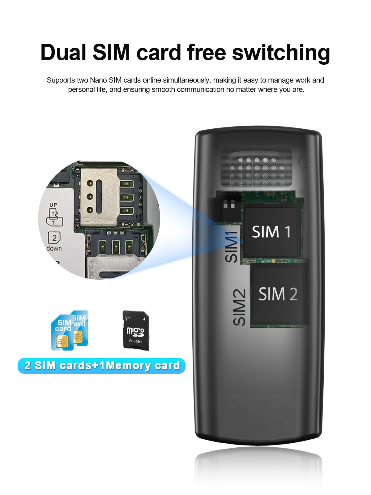 SERVO BM01 Mini Mobile Phone 2G GSM 2 SIM Cards Magic Voice Speed Dial Call Recording Blacklist MP3 Super Button Cellphones