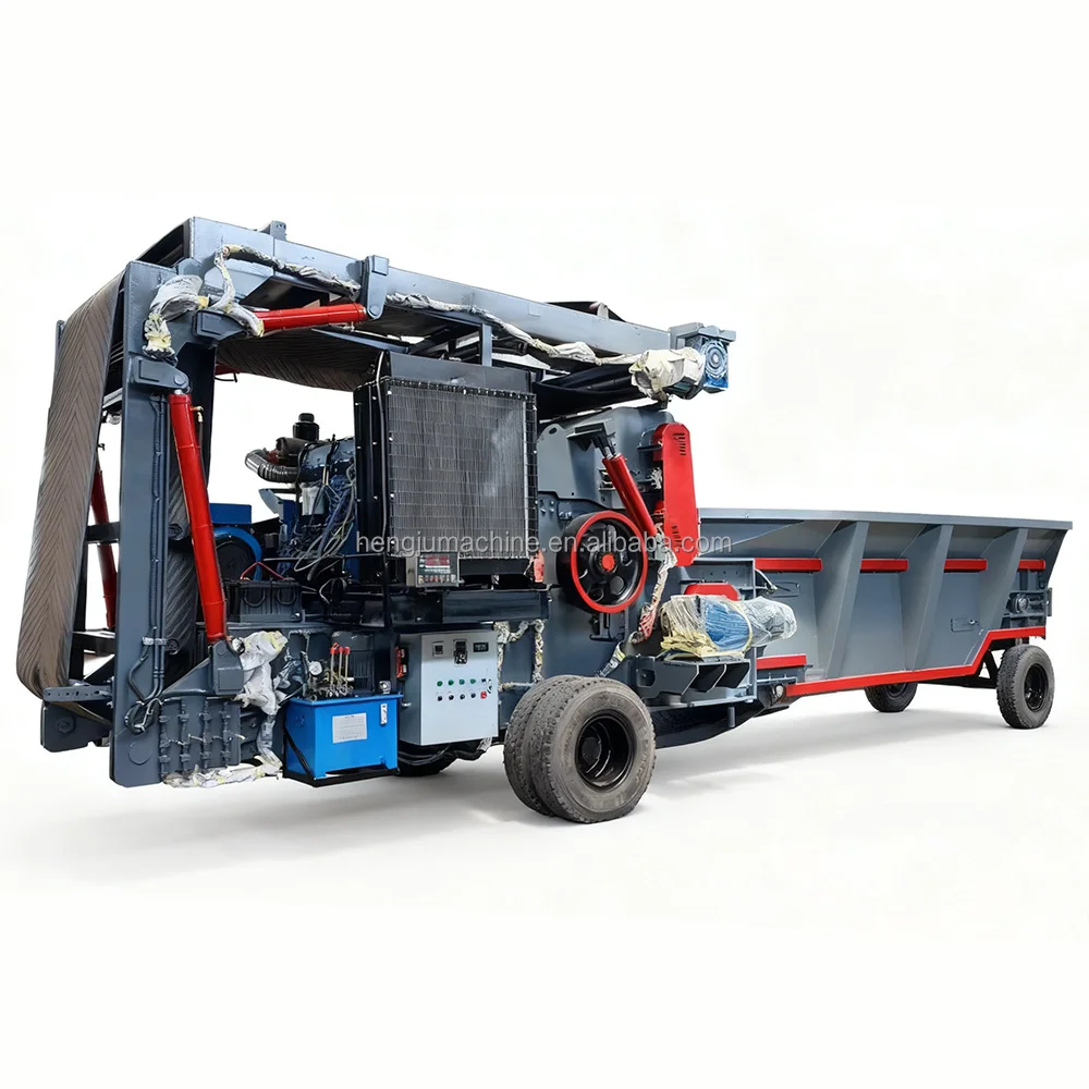 Heavy Wood Crusher and Shredder Combined Machine for Crushing and Fine Grinding of Wood Branches and Stumps