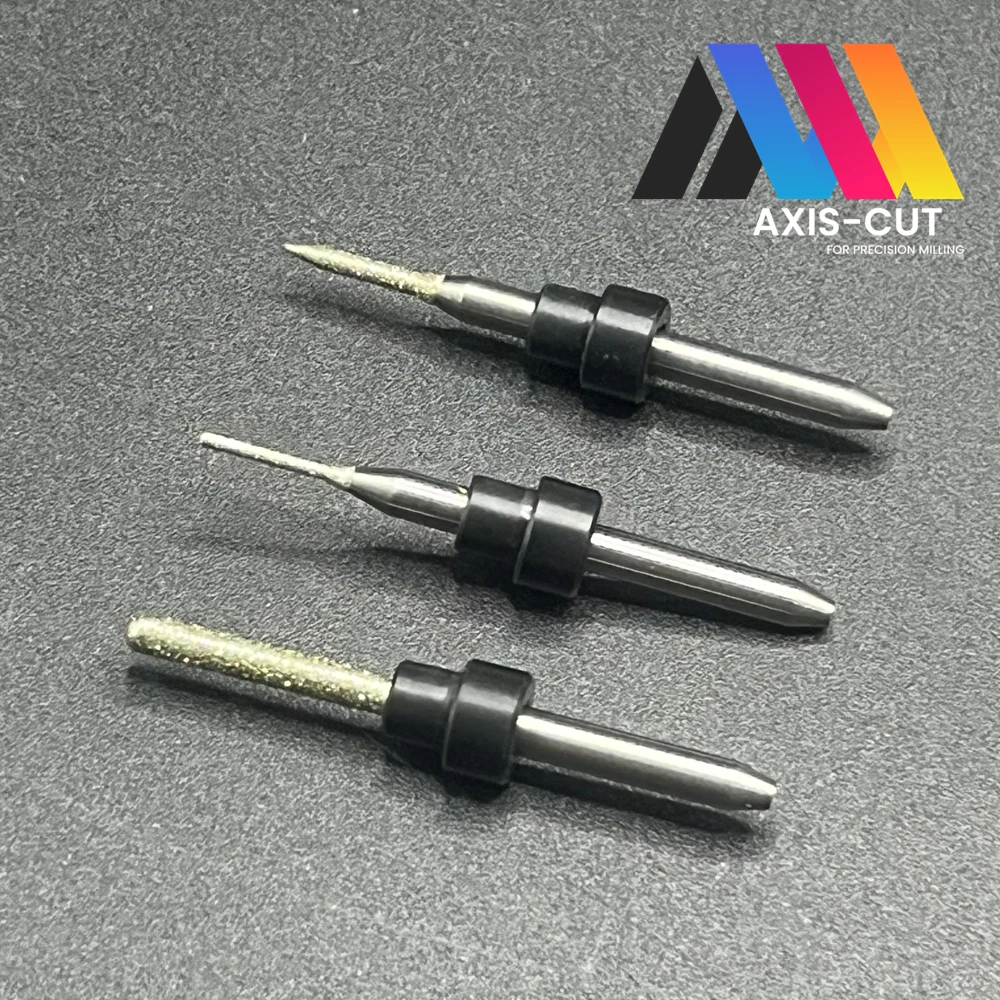 3mm Wet Milling Bur for Roland DWX-42W Diamond Grit Lithium Disilicate Glass Ceramic Composite Grinding Tool CAD CAM